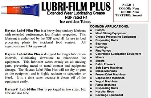 Haynes Lubri-Film Tube, 1 oz.