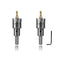 TCT Hole Saw Set, 2-Pack Heavy Duty 3/4" (19mm) Tungsten Carbide Tipped Cutters with Titanium-Plated Drill Bits