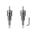 TCT Hole Saw Set, 2-Pack Heavy Duty 3/4" (19mm) Tungsten Carbide Tipped Cutters with Titanium-Plated Drill Bits