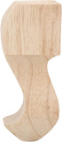 (12 6cm) Pssopp Furniture Legs, Rubber Wood Material Hand Carved Natural Wood Grain, with Sanding for Coffee Table Sofa