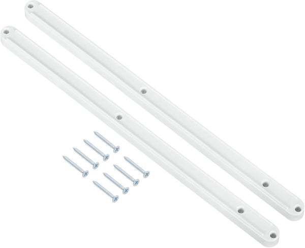 uxcell Drawer Slides, 2Set 300mm - Plastic Drawer Rails with Screw, Side