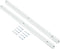 uxcell Drawer Slides, 2Set 300mm - Plastic Drawer Rails with Screw, Side
