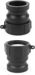 QWORK Poly Cam Lock Fittings, 20 Pack 2” Part A Cam Groove Hose Fitting, 2" Male Adapter x 2" Female Thread