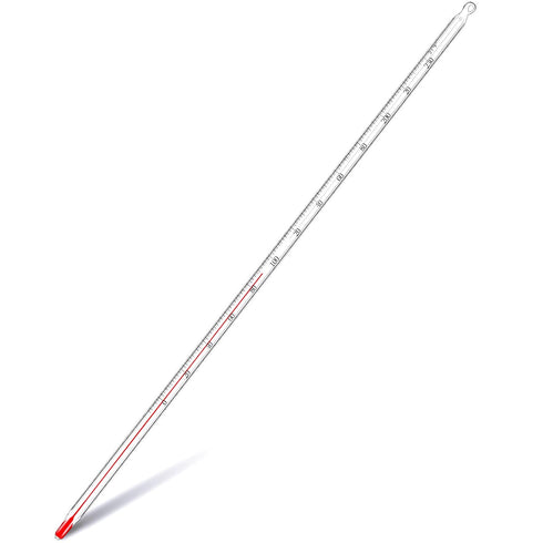 Relaxweex General Purpose Lab Thermometer 12 Inch Total Immersion Glass Liquid in Glass