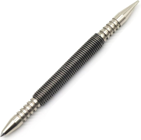 1/16 Dual Head Nail Setter and 3/16 Center Punch, 3500 PSI Striking Force Counter Punch Spring Nail Set