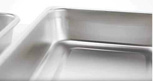 12-1/4" 7-5/8" 2-1/8", 3259 Graham-Field Metal Instrument Tray for Medical, Dental, Tattoo, and Surgical Supplies