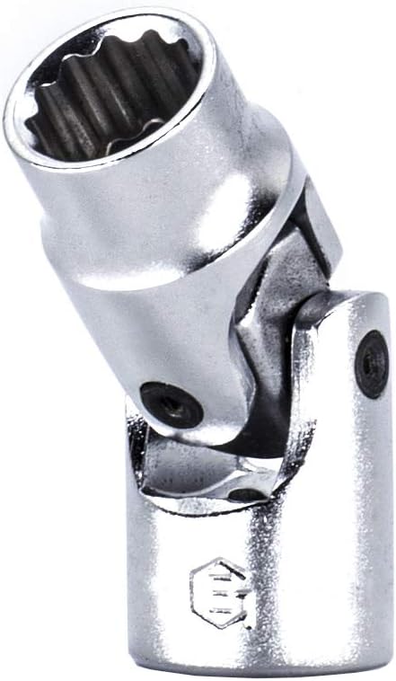 Genius Tools 1/4" Dr. 8mm Universal Hand Socket, 12-Point - 253508