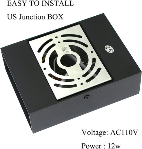 ARCATECH 12W LED Wall Sconce Bright Up and Down Wall Lights for Living Room Aluminum Modern Bedroom Hallway Stairway
