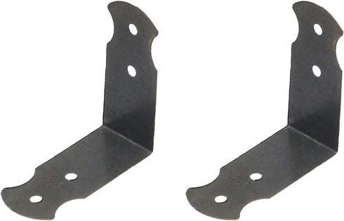 1.6" 0.7" Bronze,Set 50 Geesatis X Right Angle Decorative Corner Protector Box Edge Cover Bracket, with Mounting