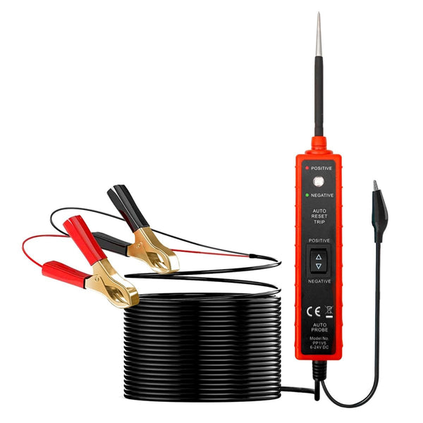 WOONEKY Automotive Circuit Tester Electrical System Diagnostic Tool with Positive Negative Clips