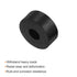 16pcs Rubber Spacer 1 Inch OD, 0.26 Inch ID, 0.4 Inch Thick Neoprene Round Anti Vibration Isolation Pads for Home Cars