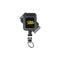Gear Keeper Retractable Keychain with Stainless Steel Rotating Belt Clip, Split Ring Tactical Keychain for Keys & Badges