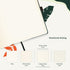 Dingbats - Wildlife Solid Medium Notebook, Grey Elephant, A5, Hardcover Notebook, PU Leather, Perforated Cream 100gsm
