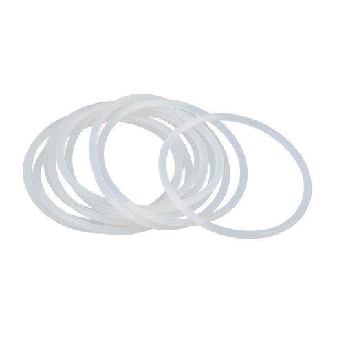 X AUTOHAUX Silicone O-Rings, VMQ Seal Gasket for Pipe Repair, 68mm OD 61.8mm ID 3.1mm Width, White, Pack of 10