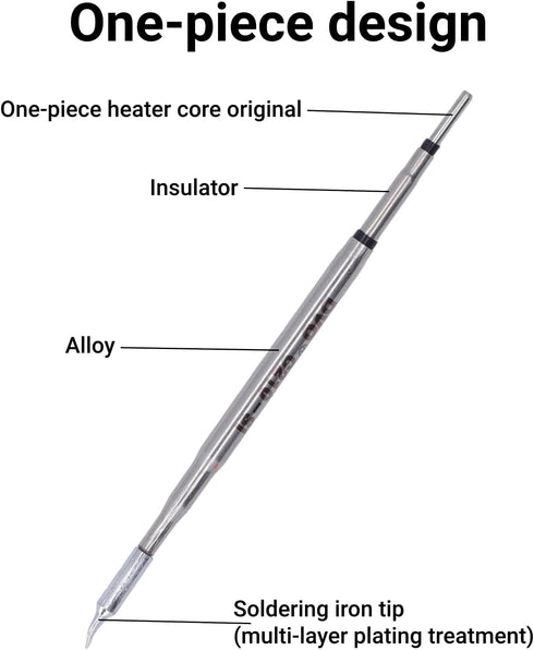T26 Soldering Iron Tip: Alloy Copper Welding Head Tip Replacement for Soldering Station (C210-SI)