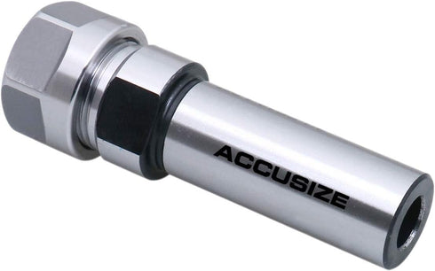 Accusize Industrial Tools ER16 Collet Chuck Extension Rod, 1.96 in. Shank Length, 3/4 in. Straight Shank