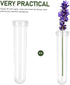50pcs GANAZONO -Keeping Tubes Vials for Fresh Flowers Plastic Water Tubes for Carnations Roses and Sunflowers