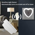 Set 4, 0.5W maxin LED Night Light Lamp with Smart Auto ON/Off Sensor of Plug-in LED Wall Night Light Lamp for Bedroom