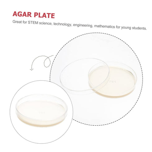 40 Gatuida Pcs Nutrient Agar Plate Tool Kit Petri Dish with Lid Agar Agar Powder Science Fair Projects Tool Potato Agar
