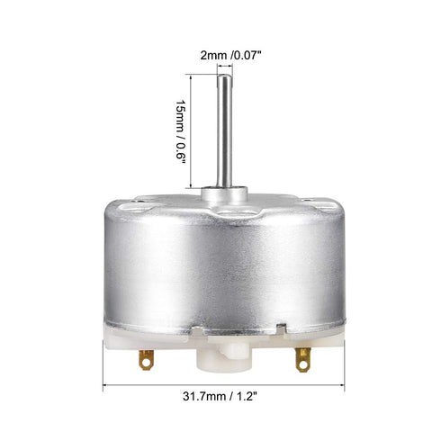 5V 8000-8500RPM uxcell Micro Motor DC High Speed Motor for DIY Cars Remote Control