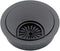 DGOL 5 pcs Metal Desk Grommet Cable Cord Wire Hole Cover Outlet Port, 1-7/8 inch (48mm) (MATT Black)