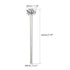 MECCANIXITY 304 Stainless Steel Stirring Rod 7.87" Length Dispersion Machine Stir Sticks with 1.18" ID Dispersion Disc for Laboratory, Industrial