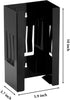 EMENTOL Magnetic Glove/Tissue Dispenser Holder Set, Black Wall Mount Glove Dispenser for Tool Box