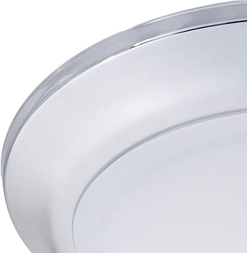 Westinghouse Lighting 6322600 Large LED Indoor/Outdoor Dimmable Surface Mount, Chrome Finish with Frosted Lens