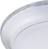 Westinghouse Lighting 6322600 Large LED Indoor/Outdoor Dimmable Surface Mount, Chrome Finish with Frosted Lens