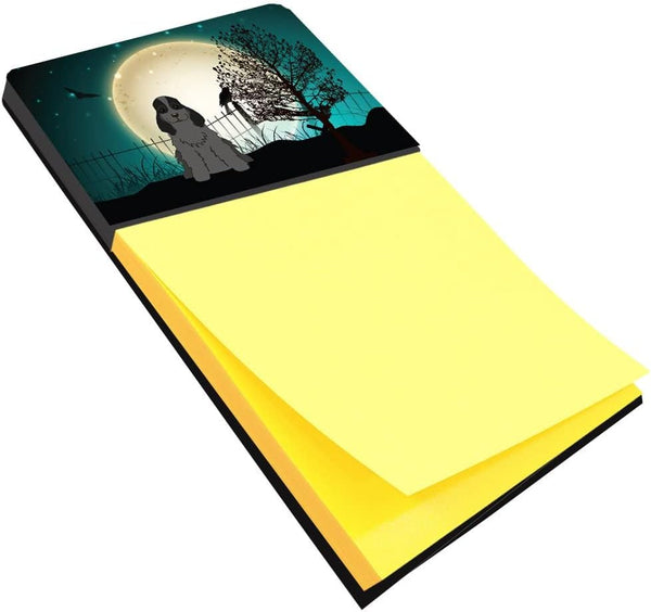 Halloween Scary Cocker Spaniel Sticky Note Holder