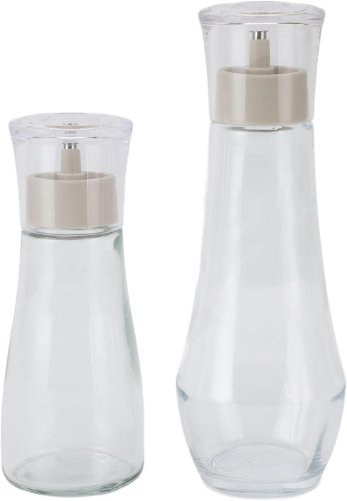 150ml 260ml Dioche Glass Mouthwash Dispenser Elegant Refillable Multifunctional Mouthwash Container with Spout