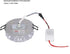 Haofy Ceiling Crystal Light Fixture, LED Recessed Lamp, Modern Chandelier Home Lighting Fixtures for Bathroom, Living