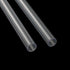 10mm OD Clear Rigid Tubing Plastic Test Tubes, 7mm ID, 300mm Length, Pack of 6