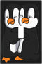 haigof Cute penguins Light Switch Cover Wall Plate 1 Gang Single Plates Print