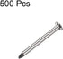 uxcell 500pcs Tiny Hardware Nails - Carbon Steel 1.4X16mm for DIY Decorative Wooden Boxes, Silver Tone
