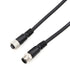 M12 A Coding 4 Pin Male to Female Actuator Sensor Electrical Signal Cable for Industrial Controls, Device Network