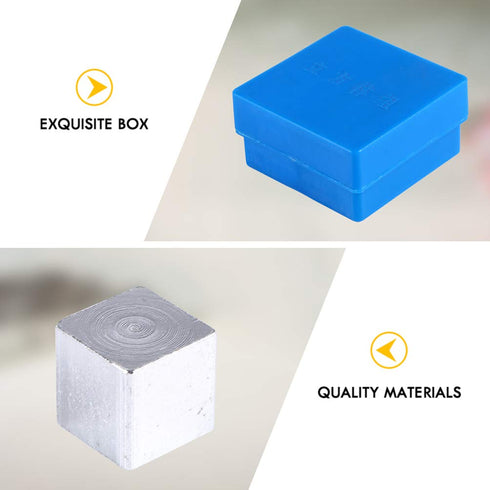 ULTECHNOVO 8 Pcs Set Material Density Equipment Metal Cubes for Science Experiments and Density Kit
