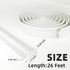 26 Feet Window Weather Stripping Door Seal Strip, Self-Adhesive PU Foam for Insulation and Soundproofing.