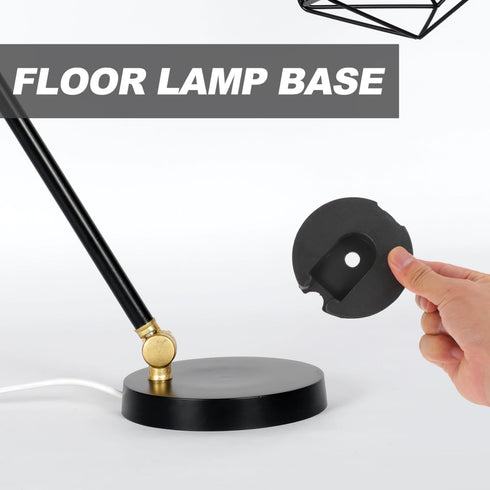 Ciieeo Universal Heavy Duty Lamp Base Weight, Desk Lamp Chassis, Replacement Rounded Weight for Floor & Table Light