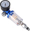 YHG Air Pressure Regulator - Waterproof Car Spray Air Regulator Set with Gauge and In-line Oil Water Trap Filter