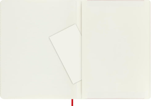Moleskine Classic Notebook - Soft Cover, XL (7.5" x 9.5") Ruled/Lined, Scarlet Red, 192 Pages