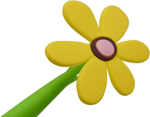Maydahui 8PCS Flower Ballpoint Pens Set - Cute Creative Design with Plant Pot Stand for Student Party Gifts