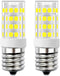 E17 LED Bulb, 4W Daylight White 6000K, Non-Dimmable, Appliance Bulb Under Microwave Oven, 2-Pack