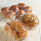 QQOUTLET Bread Bags - 8x4x18" Clear High-Density Gusset Style Poly Bags - Pack