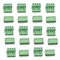 LuoQiuFa10 4-Pin 5.08mm Pitch Male Female PCB Screw Terminal Block Set