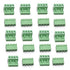 LuoQiuFa10 4-Pin 5.08mm Pitch Male Female PCB Screw Terminal Block Set