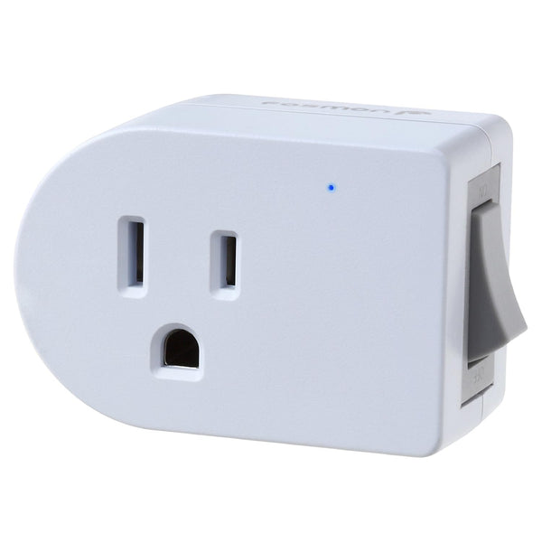 Fosmon Grounded Outlet Switch, ON/Off 3 Prong Plug Electrical Switch, 245J Surge Protector, White, ETL Listed