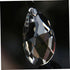 2pcs 38mm Mikikit Crystal Chandelier Pendant Elegant Hanging Swirl Decorations for Ceiling Lamp