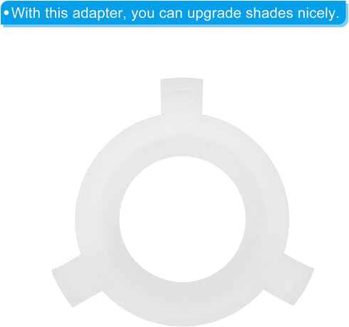 E27 E14 10 Pack 2 PATIKIL to Lamp Shade Reducing Ring, Lampshade Adapter Ring Converter Reducer Fitting Light Fixtures