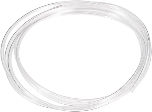 DMiotech 2.5mmx4mm Pneumatic Tubing, 2 Meters/6.6ft Transparent PU Line Hose Tube for Water Fluid Transfer